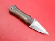 Custom Handmade Wootz Ingot Steel Mini Pocket Knife Rose Wood Handle S451