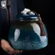 陶迷國潮復古茶葉罐陶瓷家用密封罐綠茶普洱茶精品儲茶罐茶盒茶倉
