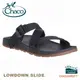 【CHACO 美國 男 LOWDOWN SLIDE休閒拖鞋《黑》】CH-LSM01H405/休閒涼鞋
