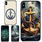 anchor simple abstract Plastic TPU Case For Samsung A15 A16 S23 S24 S25 Ultra FE