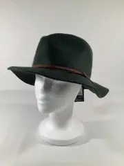 BRIXTON Women’s Valley Fedora Moss Green O/S (22-3/4” Measured) NWT