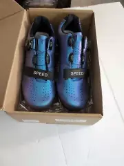Purple Cycling Shoes Shimano Lock Pedal 8.5/42 NEW w/box