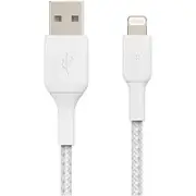 Belkin Boost Charge 1m Lightning to USB-A Braided Cable - White