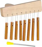 Iouyjiu Bar Chimes - 8 Tone Chime With Knock Stick,Meditation Accessories, Classroom Attention Getter, Hand Percussion Instruments for Beginners