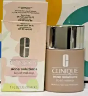New/Box Clinique Acne solutions liquid makeup Foundation ~06 fresh sand
