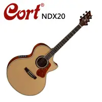 在飛比找蝦皮購物優惠-★CORT★NDX-20雲杉單板電木吉他~獨特深缺造型