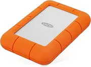 LaCie Rugged Mini, 5TB, 2.5", Portable External Hard Drive, for PC and Mac, Shock, Drop and Pressure Resistant, 2 Year Rescue Services (STJJ5000400)