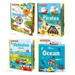 MAGNETOLOGY 磁鐵遊戲書組(精裝本)(共3本)－ANIMALS/PIRATES/VEHICLES/VARIOUS《TWIRL》【三民網路書店】