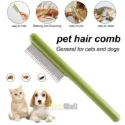 Pet Dog Cat Puppy Kitten Flea Comb Stainless Pin Hair And Fur Grooming Brush US