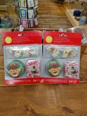Wilton Elf Cupcake Decorating Kits - Two Complete Packs - NEW