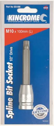 Kincrome SS10M - Spline Socket 1/2" Drive 10mm