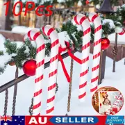 10Pc Inflatable Candy Canes Christmas Decorations 91cm Candy Canes Balloons Prop