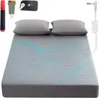 Grounding Sheets King, 95% Organic Cotton+ 10% Pure Silver Fiber,Grounded Bed...