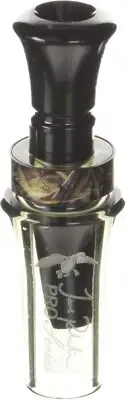 Jase Robertson Pro Series Duck Call Smoke Acrylic Durable Double Reed Design