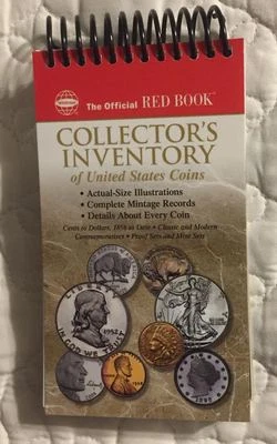 RED BOOK - COLLECTOR'S INVENTORY BOOK - CENTS TO DOLLARS - 1856 TO DATE - NEW