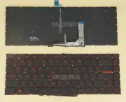 For MSI GF63 Thin 9SCXR GF63 Thin 9SCX keyboard Red backlit Spanish Español SP