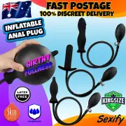 Inflatable Anal Plug Butt Dildo Expander Expandable Balloon XL Big Large Sex Toy