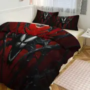 Bed Sheets g815 Venom Print Bedding Set Pattern Duvet Cove Set 3 Pieces 1 Quilt Cover And 2 Pillowcases for Women Men Teens tq815 Bed Sheets