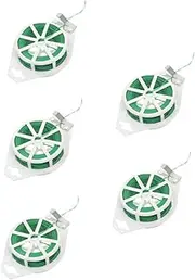 Yardwe 5 Rolls Adjustable Length Plant Ties Green Garden Wire Ties for DIY Projects