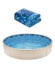 Round Pool Liner 24ft Unibead Style Pool Liner 52in Wall Height