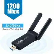 Dual Band High-Gain Antenna 802.11ac 1200Mbps USB3.0 AC1200 USB wifi Adapter New