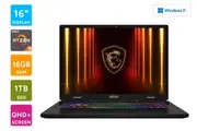 MSI Crosshair D7WFKG-039AU 16" QHD+ 240Hz Ryzen 9 RTX 5060 Gaming Laptop (16GB, 1TB)
