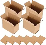 DECOMELODY 10pcs Heavy Duty Shipping Boxes Reusable Corrugated Cardboard Mailer for Moving Storage and Easy Assembly Packing for Various Uses