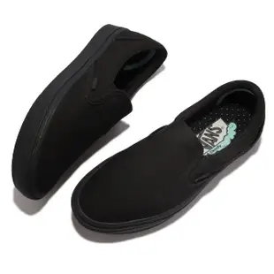 【VANS】休閒鞋 Comfycush Slip-On 男鞋 女鞋 無鞋帶 好穿脫 簡約 街頭風 懶人鞋 黑(VN0A3WMDVND)