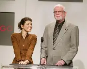 Marisa Tomei Academy president Frank Pierson announce 75th Academ- 2003 Photo 1