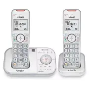 VTech VS112 27 Cordless Phone with Bluetooth Smart Call Blocker 2 Handsets