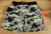 Wonder Nation Boys Print Swim Trunks w/UPF 50+ Protection-Pop Camo- Medium (8)