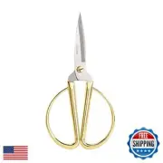 Aemoe 5 Inch All Stainless Steel Sewing Scissors, Sharp Tailor Scissors for E