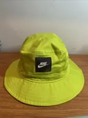 Nike Kids Youth Bucket Booney Floppy Hat M/L Bright Cactus Green Box Logo NEW