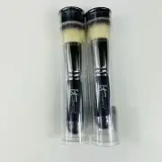 (2) IT Cosmetics Sealed Heavenly Luxe Flat Top Buffing Foundation Brush #6