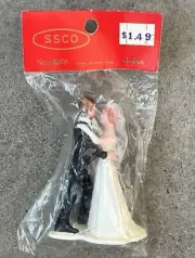 Vintage Wedding Cake Topper Our First Dance Bride & Groom 1970’s SSCO Hong Kong