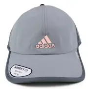 NEW adidas Women's Superlite Golf/Tennis/Pickleball Cap-Grey/Onix/Pink #5154554