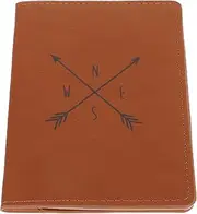 [Ipetboom] PU Passport Wallet Organizer Case for Men Stylish Travel Document Pouch Durable and Wear Resistant Card Holder for Passport Id Credit Cards for Daily Use and Travel