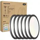 6PACK LED Flush Mount Ceiling Light - 3CCT Selectable 3000K-4000K-6500K & 100...