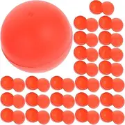 TOYANDONA Capsules Ball Lottery Balls 25pcs Raffle Balls Bingo Balls Plastic Hollow Balls with No Number for Party Activity Openable Ball Props Supplies 40mm Red Table Tennis Balls