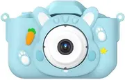 Binxind Children Camera Photo Video Game Photo Filter Frame Multifunctional Portable Camera Easy to Use Blue