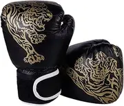 Generic Boxing Gloves Breathable Professional Boxing Gloves PU Leather Fighting Taekwondo Mitts Punching Training Gloves for Training Sandbag