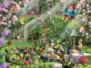 SunsOut Gnomes Playground 300 Piece Jigsaw Puzzle By Lori Schory