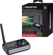 @ Xtreme Monster 2-in-1 Bluetooth Wireless Audio Adapter, Transmitter/Receiver