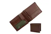 Dents Men's Smooth Nappa Leather Wallet RFID Protection Trifold With ID Window