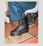 DR. MARTENS JADON HI Boot GOTHIC AMERICANA PLATFORMS RARE FIND Fearless & Fluid