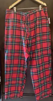 Womens Old Navy Pajama Lounge Pants Womens XXL NEW NWT Red Plaid