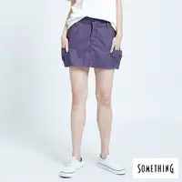 在飛比找樂天市場購物網優惠-SOMETHING LADIVA 貼袋短裙-女款 紫色