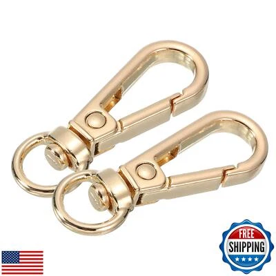 uxcell 10Pcs Swivel Lobster Clasps, Zinc Alloy Classic Swivel Trigger Snap Ho