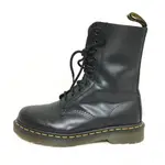 二手 DR. MARTENS 馬汀大夫 靴子 英國碼 皮革 黑色