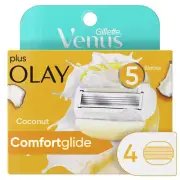 Gillette Venus plus Olay Women's Razor Blade 4 Cartridges 5 Blades Pack of 3